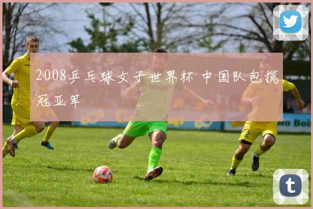 2008乒乓球女子世界杯 中国队包揽冠亚军